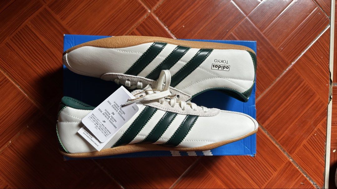 ADIDAS TOKYO (Category: Casual Shoes) located in Manila. Submitted by urban-vintage_2 (Listing ID 1467849187, Image 3). Description: ISSUE: NONE (BRAND NEW) MOP :GCASH (NO COD) SHIP VIA: LALAMOVE & J&T LOCATION: PASIG CITY SIZE : 10.5 WOMENS INCLUSIONS: BOX EXTRA LACES .