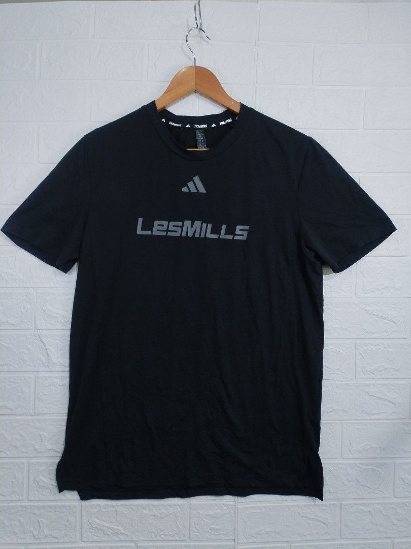 Adidas Les Mills Graphic Tee Black Size L (Category: Tshirts & Polo Shirts ) located in Davao. Submitted by salupannino2016-98573 (Listing ID 1467938341, Image 1). Description: ADIDAS x LES MILLS GRAPHIC TRAINING TEE /AEROREADY LARGE WIDTH..20 LENGTH..28 BLACK LIKE NEW POLYESTER FABRIC 680/FREESHIP TNX ADMIN..☺.