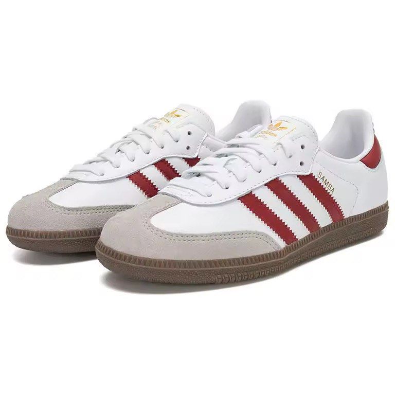 Adidas Samba White Red (Category: Sneakers) located in Tabuk. Submitted by farawayluxe (Listing ID 1468046182, Image 1). Description: ADIDAS Samba OG Originals Men’s size 9 100% Authentic, BNIB STOCKX Verified .