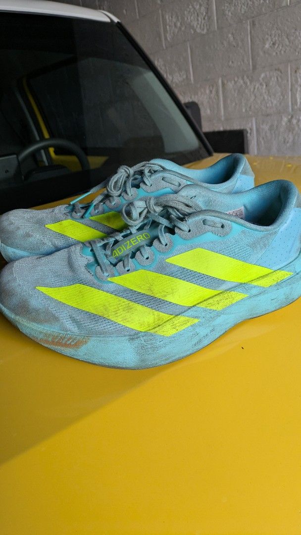 Adizero EVO SL (Category: Sneakers) located in Quezon City. Submitted by colned.ion (Listing ID 1467912496, Image 3). Description: Adizero EVO SL - US 9.5 - well used; manage expectations - needs cleaning 4K final price.