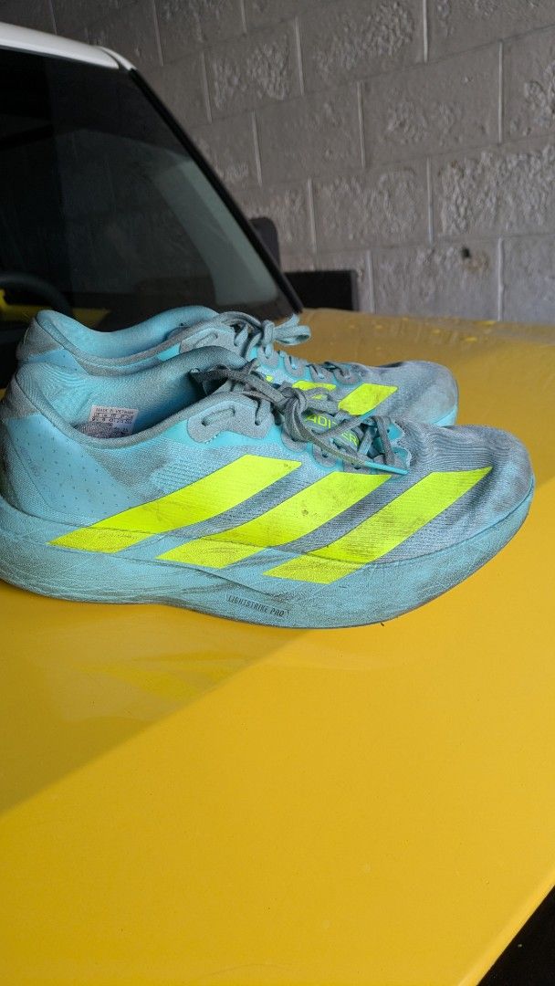 Adizero EVO SL (Category: Sneakers) located in Quezon City. Submitted by colned.ion (Listing ID 1467912496, Image 2). Description: Adizero EVO SL - US 9.5 - well used; manage expectations - needs cleaning 4K final price.
