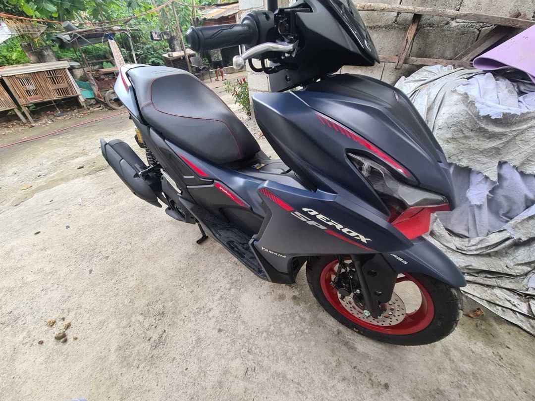 YAMAHA AEROX V3 SP Turbo 2026 (Category: Motorbikes for Sale) located in Baliuag. Submitted by jessyespiritu_31 (Listing ID 1467927034, Image 2). Description: 📍Top of the line and Good as New!✨ 📍7k mileage only 📍Registered for 3 years, complete papers - with Original OR-CR. First owner 👌 Upgrades: ✅ Side mirror ✅ Dual horn ✅ Inside cover ✅ Bracket ✅ Duhan box No history of flood or major repair. Super well maintained and ready to ride. 📩 Mes