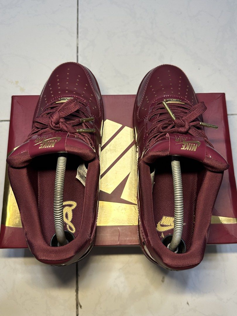 Air Force 1 Dark Beetroot Nike x Syna (Category: Sneakers) located in Manila. Submitted by wavy.scentss (Listing ID 1467972305, Image 3). Description: Used Once Size: US 9 Complete inclusions w extra laces and box Can ship via Lalamove or Meet up nearby Terms and conditions: ✔️ 50% DOWNPAYMENT ✔️ Gcash/Maya/Gotyme payment only ✔️ Lalamove, J&T, Angkas, Grab (Cash/GCash Delivery Fee by Recipient) ✔️ PAY AS YOU ORDER or PAY BEFORE SHIPMENT ✔️ PLEAS