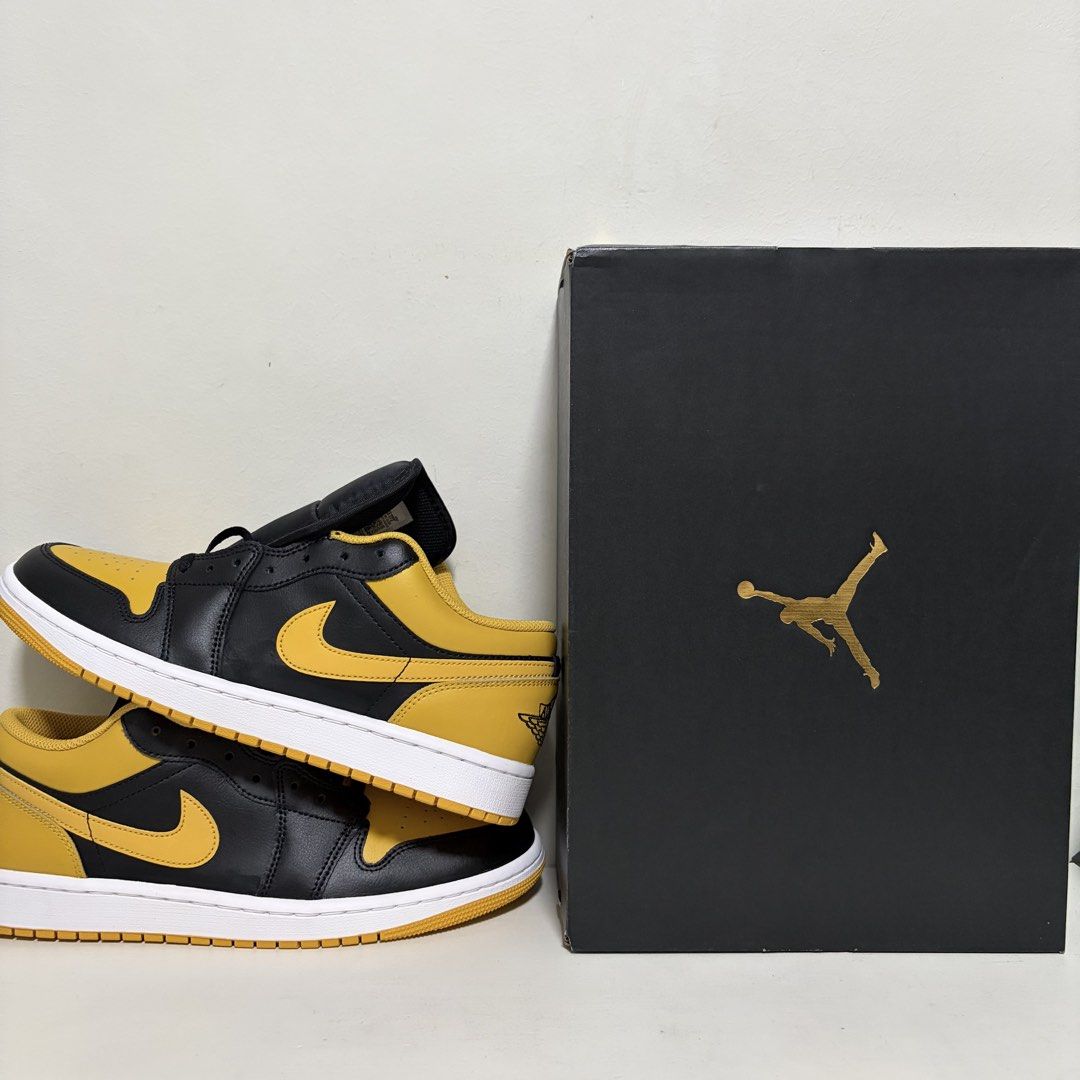 Air Jordan 1 Low Yellow Ochre (Category: Sneakers) located in Bacoor. Submitted by caviteunderworld (Listing ID 1467904117, Image 1). Description: Air Jordan 1 Low Yellow Ochre sz 9 Brand New ₱3,300.