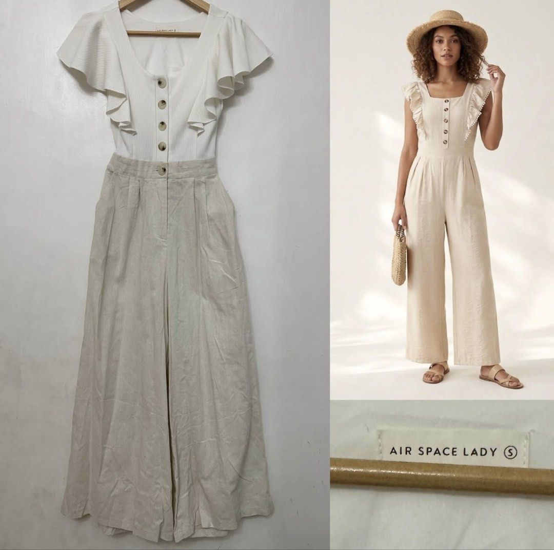 Air Space Lady Jumpsuit Linen Blend Bottom (Category: Jumpsuits) located in Iloilo. Submitted by vpscloset (Listing ID 1467871038, Image 1). Description: .