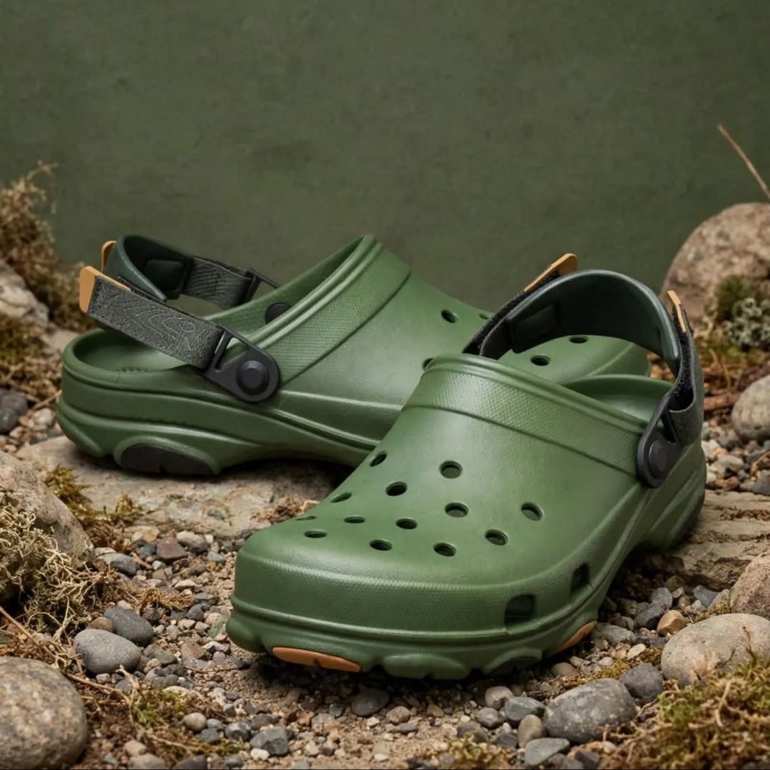 All Terrain Clog Army Green (Category: Shoe inserts & accessories) located in Rizal. Submitted by hiraya16 (Listing ID 1467867218, Image 1). Description: Pre order M4 to M12 DM us for inquiries. ✉️.