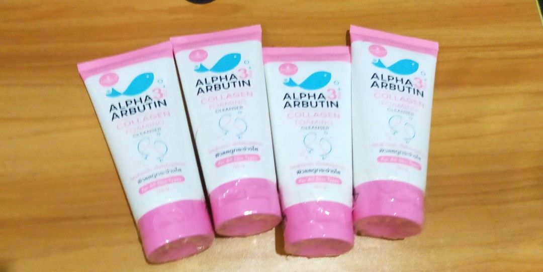 Alpha Arbutin Facial Wash (Category: Face Care) located in Davao. Submitted by rebrandz (Listing ID 1468055583, Image 2). Description: Facial Wash Collagen from Bangkok Thailand MONEY BACK GUARANTEE IF PROVEN FAKE.