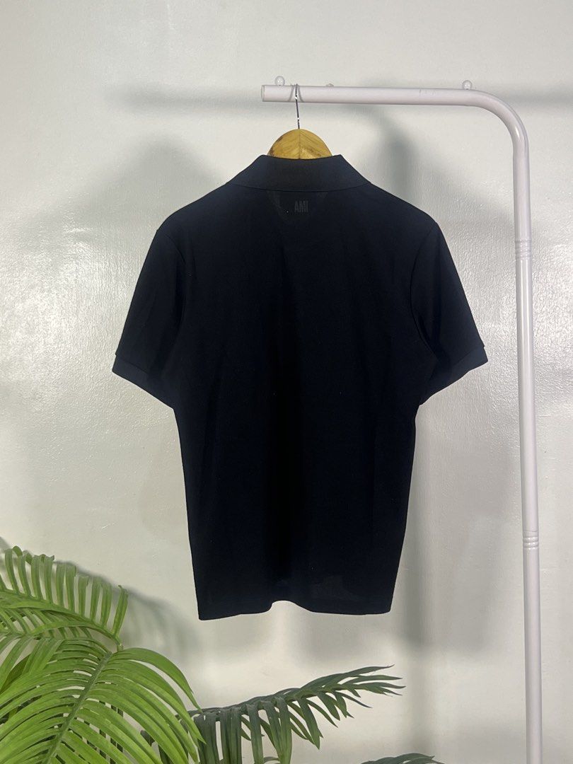 Ami small logo poloshirt (Category: Tshirts & Polo Shirts ) located in Las Pinas. Submitted by thriftstax (Listing ID 1468051226, Image 2). Description: excellent pristine condition with hang tags medium on tag 21x25.