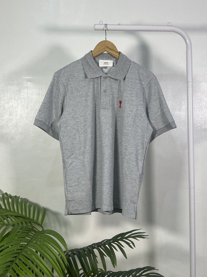 Ami small logo poloshirt (Category: Tshirts & Polo Shirts ) located in Las Pinas. Submitted by thriftstax (Listing ID 1468051505, Image 1). Description: excellent pristine condition with hang tags medium on tag 21x25.