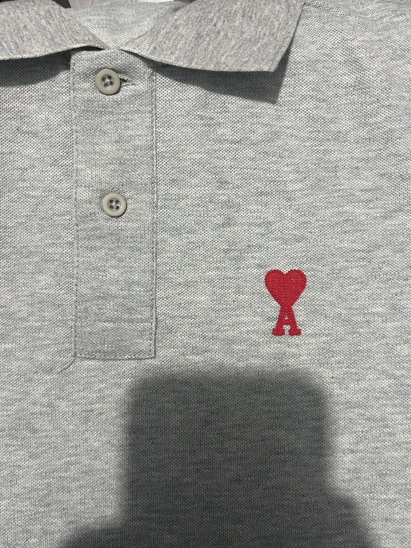 Ami small logo poloshirt (Category: Tshirts & Polo Shirts ) located in Las Pinas. Submitted by thriftstax (Listing ID 1468051505, Image 3). Description: excellent pristine condition with hang tags medium on tag 21x25.