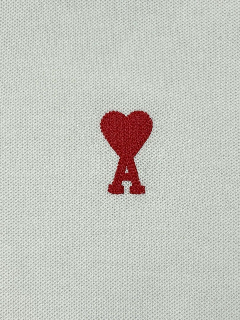 Ami small logo poloshirt (Category: Tshirts & Polo Shirts ) located in Las Pinas. Submitted by thriftstax (Listing ID 1468051687, Image 3). Description: excellent pristine condition with hang tags medium on tag 21x25.