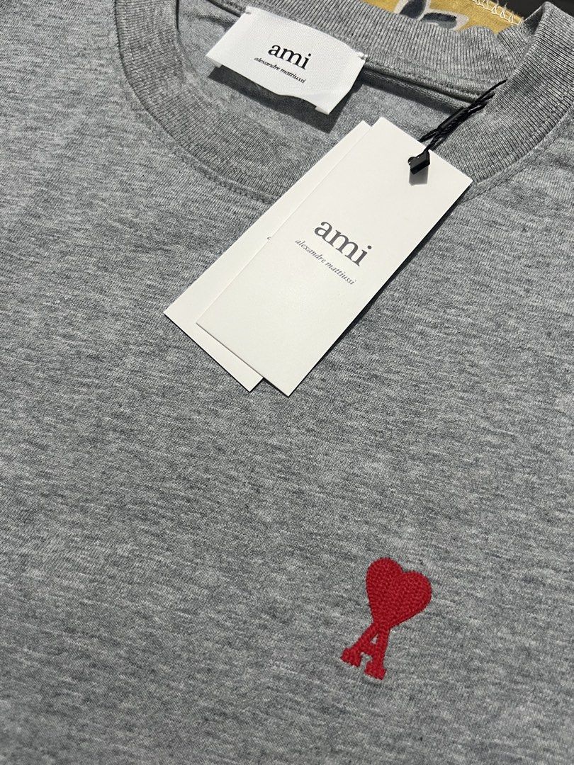 Ami small logo tee (Category: Tshirts & Polo Shirts ) located in Las Pinas. Submitted by thriftstax (Listing ID 1468051472, Image 3). Description: excellent pristine condition with hang tags medium on tag 22x27.