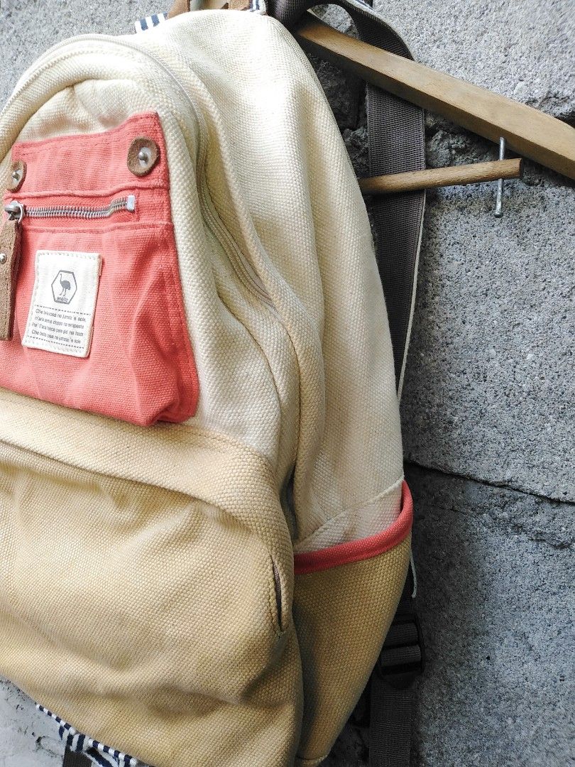Anello (Category: Backpacks) located in General Santos City (Dadiangas). Submitted by evolveorrepeat (Listing ID 1467452096, Image 3). Description: Anello canvas backpack Details posted In pristine condition Dm to purchase!.