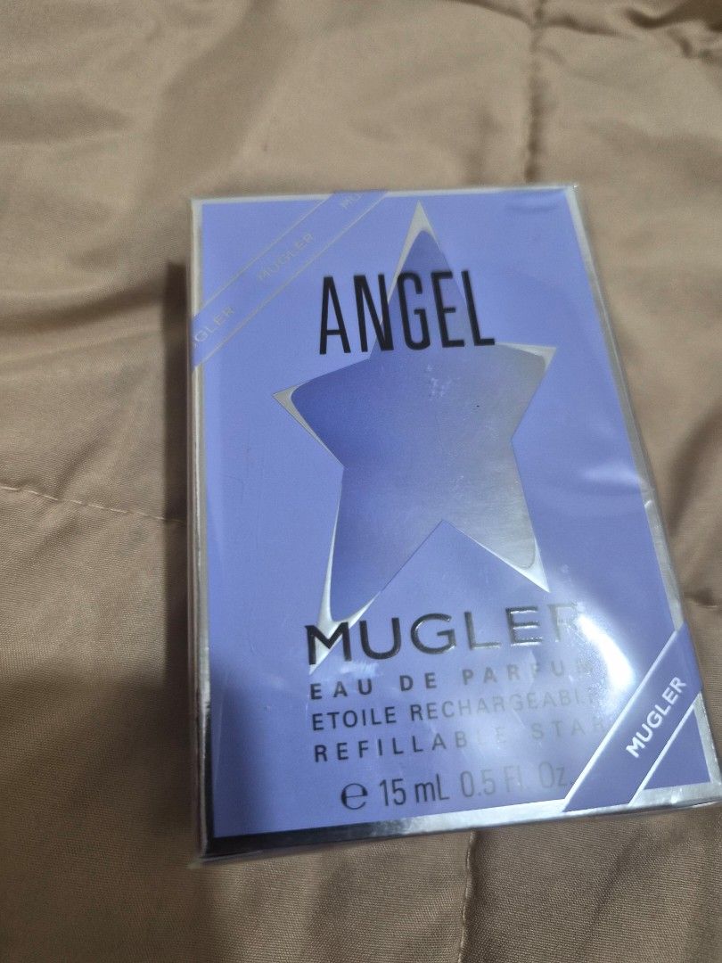 Angel Mugler EDP 15ml (Category: Fragrance & Deodorants) located in Manila. Submitted by fasyon (Listing ID 1467974106, Image 2). Description: authentic with seal not opened purchased Jan 2026 UK airport.