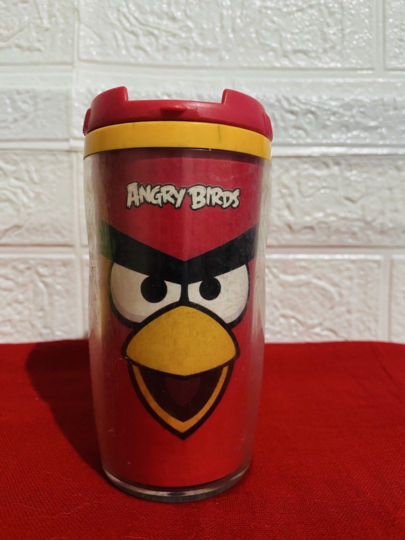 Angry bird small tumbler (Category: Water Bottles & Tumblers) located in Manila. Submitted by myshanshine (Listing ID 1467843162, Image 1). Description: Angry bird small tumbler Manage expectations Visible scratches only but you can still enjoy your drinks.