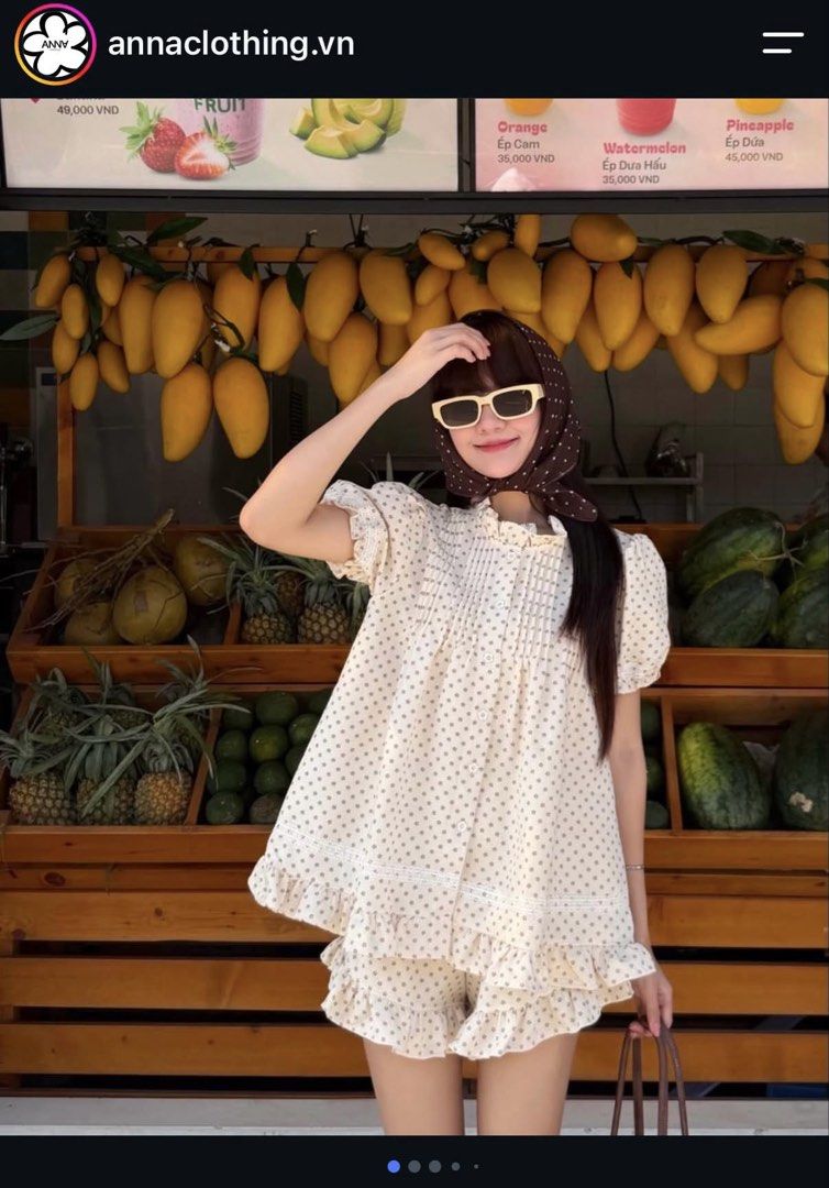 annaclothing coords (Category: Sets or Coordinates) located in Manila. Submitted by jinnyjin (Listing ID 1467892659, Image 1). Description: vietnam coords from annaclothing (Vietnam) up to size Large top and shorts (coords).