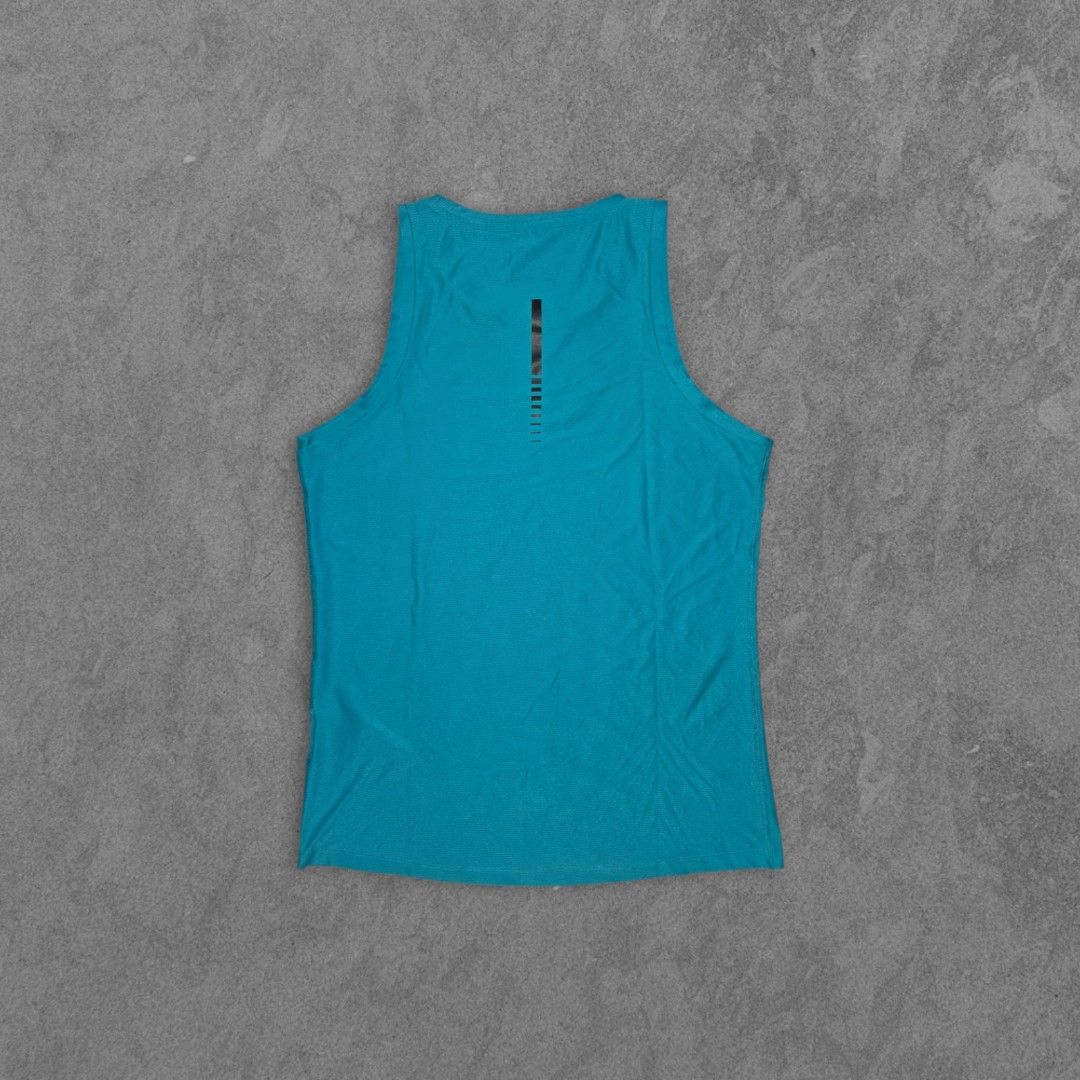 ASICS MOTION DRY RUNNING SINGLET AQUA BLUE (Category: Activewear) located in Tagbilaran City. Submitted by g.itw (Listing ID 1467970388, Image 3). Description: ASICS MOTION DRY RUNNING SINGLET AQUA BLUE LIKE NEW LARGE ON TAG 27x19 NO ISSUES 950+SF.
