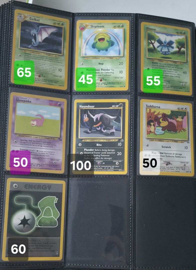 Assorted characters (Category: Raw Singles) located in Manila. Submitted by outlanderwolf_75icr (Listing ID 1467922975, Image 3). Description: 🕑 STILL AVAILABLE! (as of October 14, 2026) BELOW MARKET PRICE VINTAGE CARDS 💯 All cards are 100% Authentic ⤵️ All prices are already adjusted according to card conditions. 〽️ Discounts will be given for multiple purchases ⚜️ Cards vary from Well Plaved to Near Mint Conditior.
