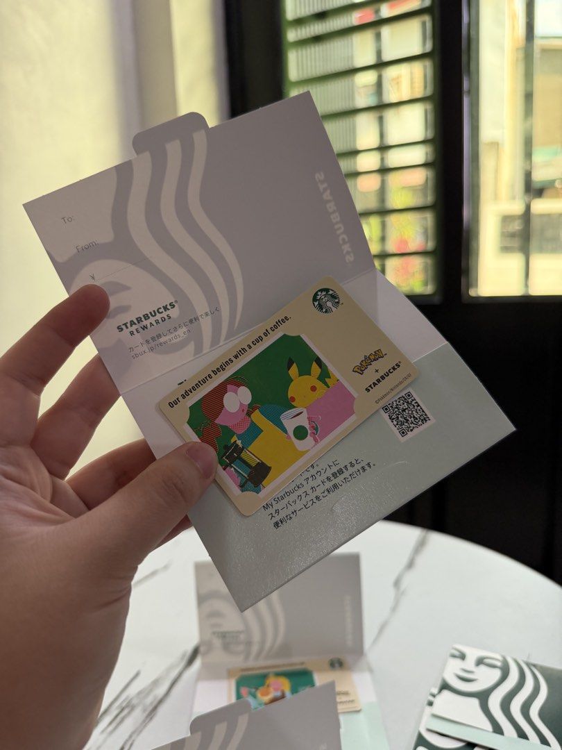 Assorted characters (Category: Raw Singles) located in Valenzuela. Submitted by sel000 (Listing ID 1467993935, Image 2). Description: - Official Starbucks x Pokémon collaboration gift cards - Includes presentation sleeves and matching Starbucks green and white envelopes - Set of 3 unique designs: Pikachu, Eevee, and multiple starters (Charmander, Bulbasaur) - 100% unused condition (no PIN scratched, zero balance) - Ideal for Pokémon TCG fans, col