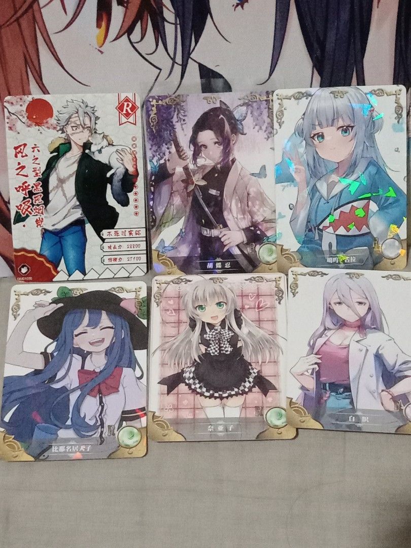 Assorted characters R (Category: Raw Singles) located in Manila. Submitted by inari05 (Listing ID 1467951343, Image 1). Description: -First owner -Asking 50 each -Sf charged to buyer -Good condition rfs:Need cash Payment:Gcash.