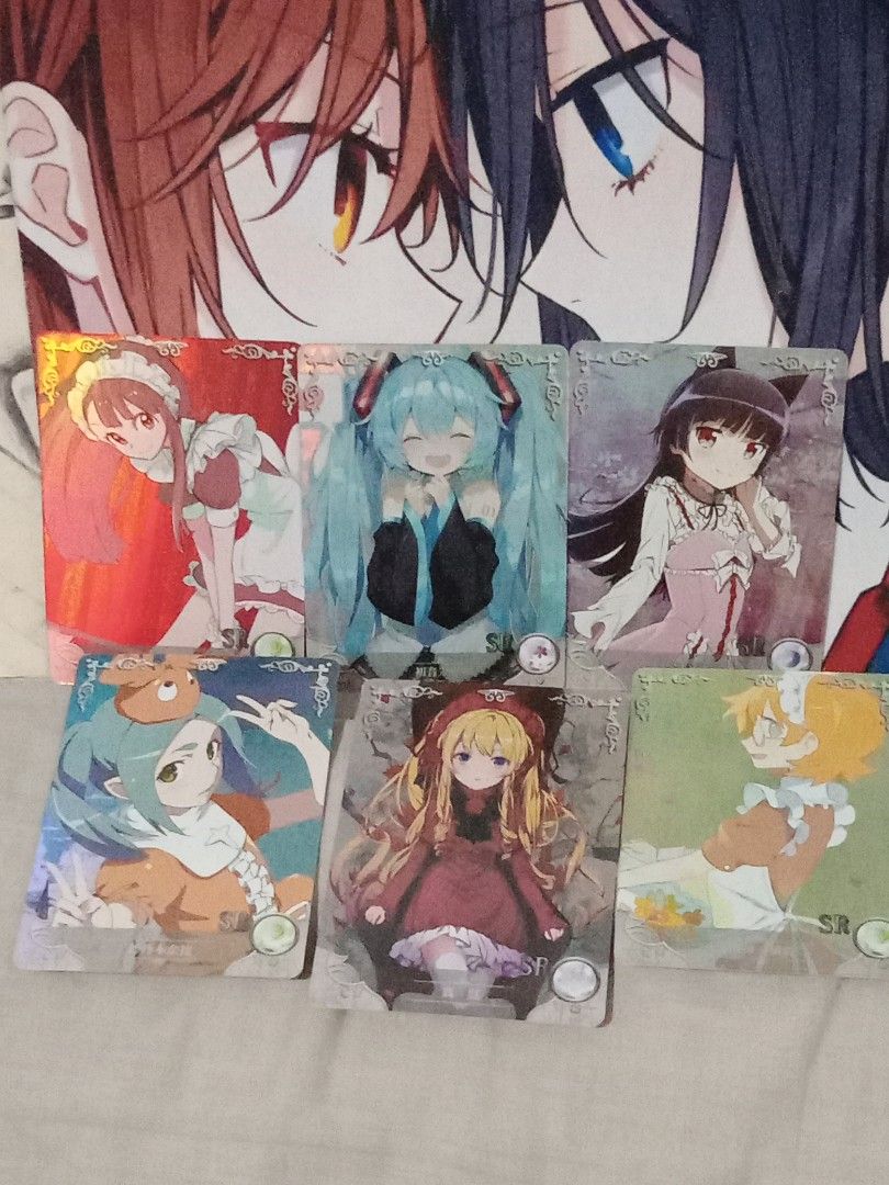 Assorted characters SR (Category: Raw Singles) located in Manila. Submitted by inari05 (Listing ID 1467951805, Image 2). Description: -First owner -Asking 70 each card -Sf charged to buyer -Good condition rfs:Need cash Payment:Gcash.