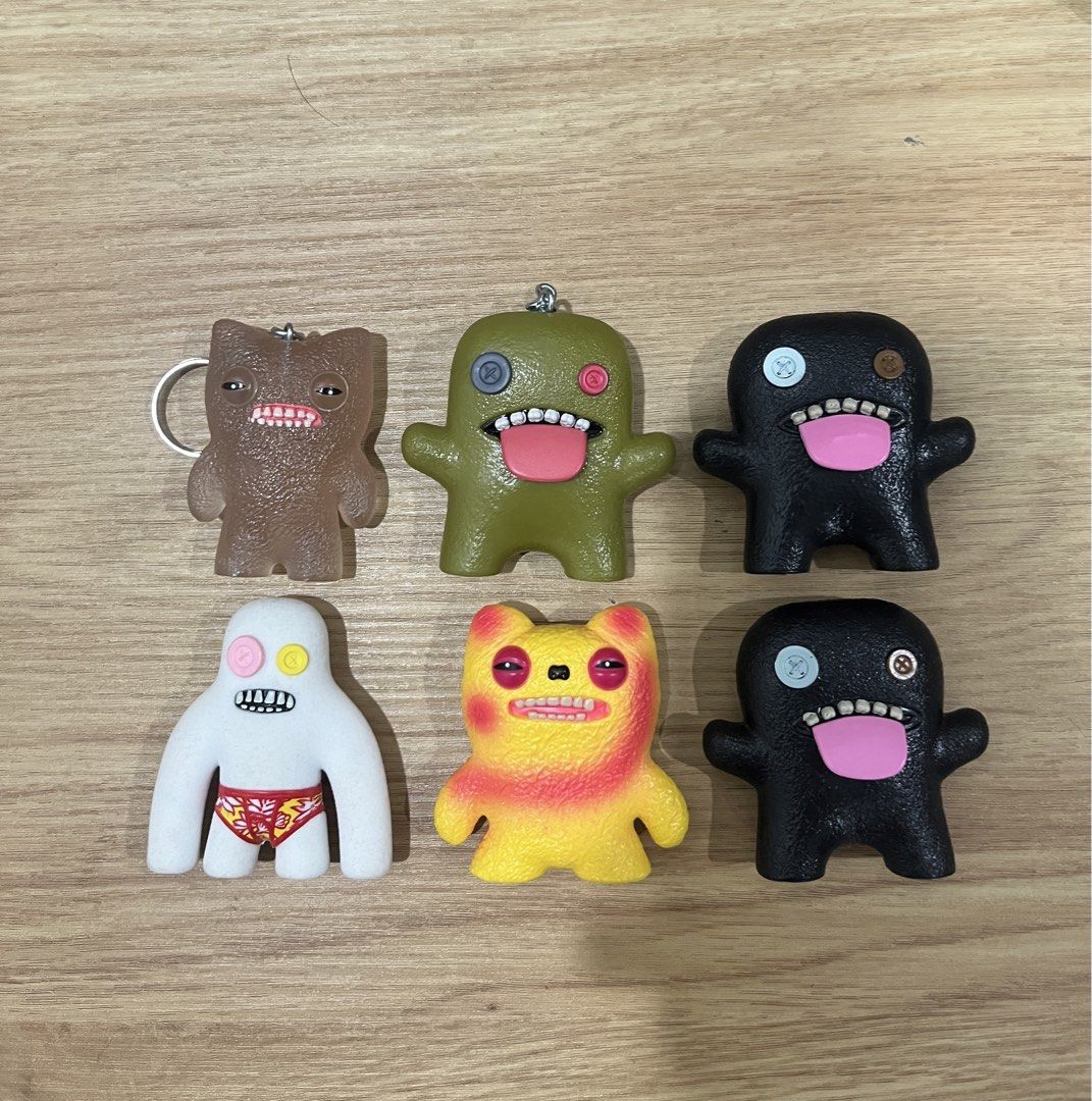 Assorted Fugglers Set (Category: Designer & Blind Box Toys) located in Bacoor. Submitted by chongscollectibles (Listing ID 1467972899, Image 1). Description: Assorted Fugglers for sale! 😁 Take all ₱900 (₱150 each) Sold as set only ❗️ Mop:Gcash Mod:Lalamove, LBC, J&T 📍The District Dasmariñas, Alabang Town Center, Festival Mall, Rockwell Makati (by schedule)..