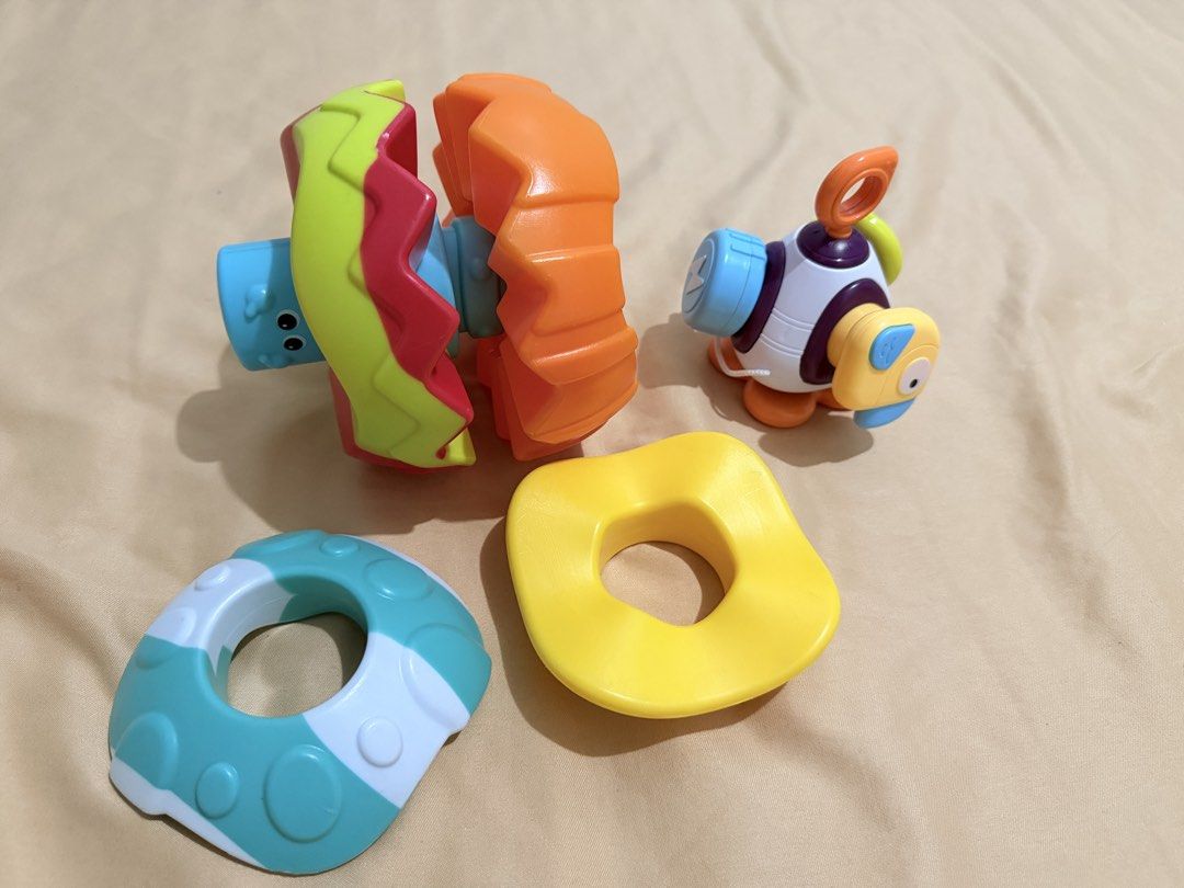 Assorted Toys (Category: Infant Playtime) located in Pasig City. Submitted by _goodfindsph (Listing ID 1467920335, Image 3). Description: Take All Brands: Skip hop, Bright starts, fisher price, Nuby .
