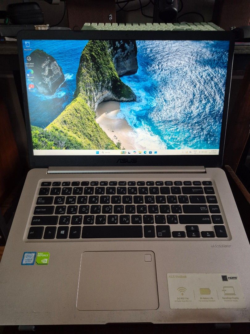 ASUS VivoBook Intel Core i7 8th Gen Laptop (Category: Laptops & Notebooks) located in Manila. Submitted by johnpaulms90364 (Listing ID 1467869182, Image 1). Description: SELLING ONLY Lowest na yung 16k Pass sa barat Asus vivobook S15 X510uf SPECS •STORAGE - 120 gb SSD - 1 TB HDD • RAM 8 gb ( upgradable, may one slot available pa ) • 15.6 inch FHD display • Intel core i7 (8th gen) • GPU MX150 Battery health 60% Good for normal task Kaya din mag Ca