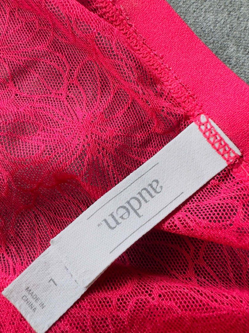 auden red sheer panty L (Category: Undergarments & Loungewear) located in San Jose. Submitted by 99ners (Listing ID 1467914673, Image 3). Description: .