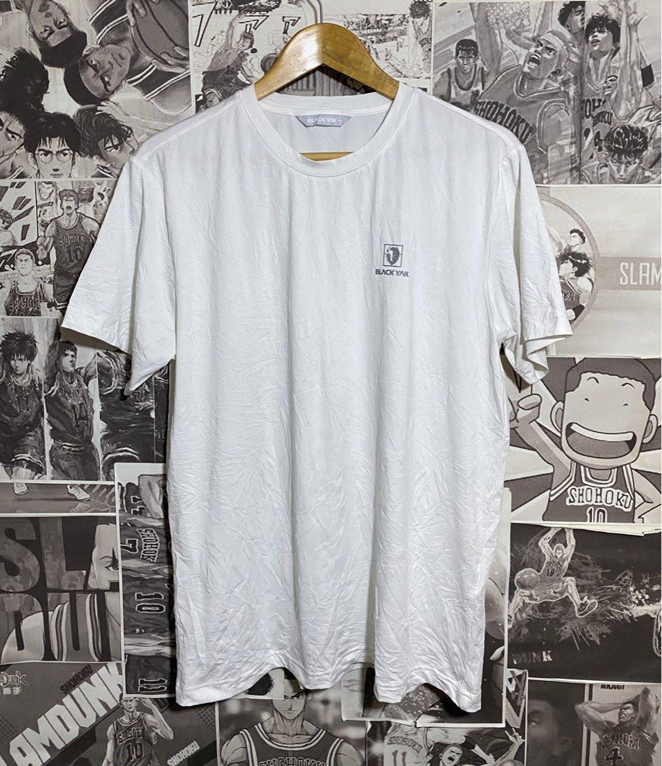 AUTHENTIC BLACK YAK QUICK DRY WHITE SHIRT REFLECTIVE LOGO (Category: Activewear) located in Polomolok. Submitted by safethrift2.0 (Listing ID 1467849264, Image 1). Description: AUTHENTIC BLACK YAK QUICK DRY WHITE SHIRT REFLECTIVE LOGO EXCELLENT NEED WASH COMPLETE TAGS 9/10 COLOR RATE 22.5 WIDTH 28 LENGTH LARGE.