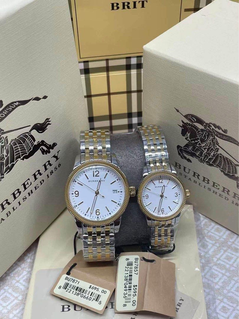 🇺🇸AUTHENTIC BURBERRY COUPLE WATCH🇺🇸 (Category: Women's Watches) located in Manila. Submitted by rmcs.luxwatches (Listing ID 1468029419, Image 1). Description: .