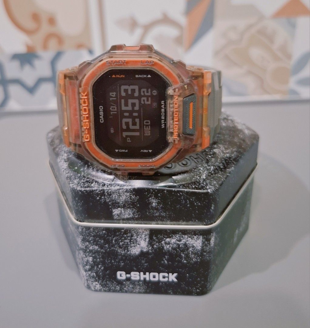 Authentic Casio G-Shock G-SQUAD GBD-200 | Smart Features, Step Counter & Notifications (Category: Women's Watches) located in Manila. Submitted by shanfern1412 (Listing ID 1467884219, Image 1). Description: 📌 CASIO G-SHOCK G-SQUAD GBD-200 DIGITAL SMART WATCH (Clear Orange / Grey Colorway) Selling my authentic Casio G-Shock GBD-200 from the G-SQUAD lineup. Combines iconic G-Shock toughness with modern smartwatch/fitness tracking features and high