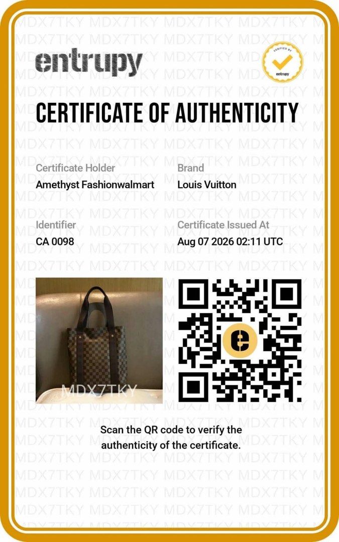 AUTHENTIC Louis Vuitton Damier Ebene Tote Bag (Category: Luxury Bags & Wallets) located in Manila. Submitted by yogirlunooo (Listing ID 1467947215, Image 3). Description: - Authentic Louis Vuitton tote bag in classic Damier Ebene canvas - Features dark brown canvas shoulder straps and gold hardware accents - Roomy interior with a secure top zip closure and convenient front slip pocket - Includes original dust bag for storage - Comes with an Entru