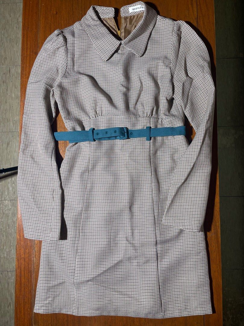 Baby doll houndstooth dress (Category: Dresses) located in Paranaque City. Submitted by keshines (Listing ID 1467867856, Image 2). Description: Thick material, can be used for travels or during cold weather.