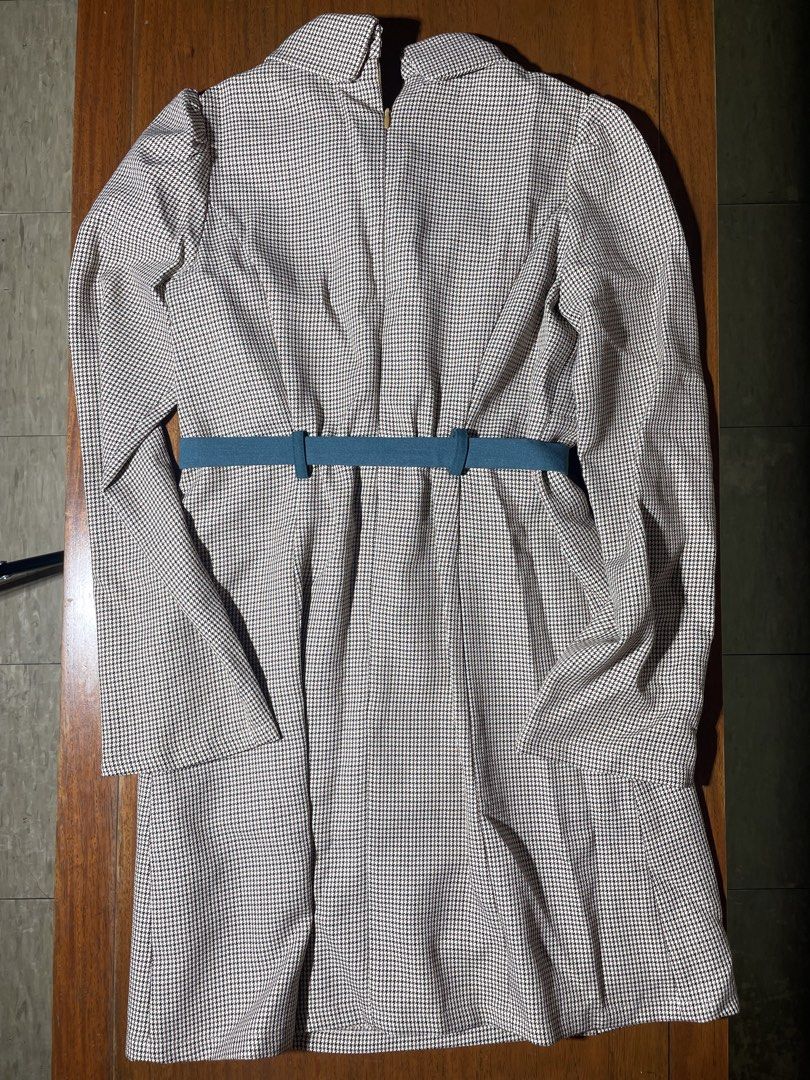 Baby doll houndstooth dress (Category: Dresses) located in Paranaque City. Submitted by keshines (Listing ID 1467867856, Image 3). Description: Thick material, can be used for travels or during cold weather.