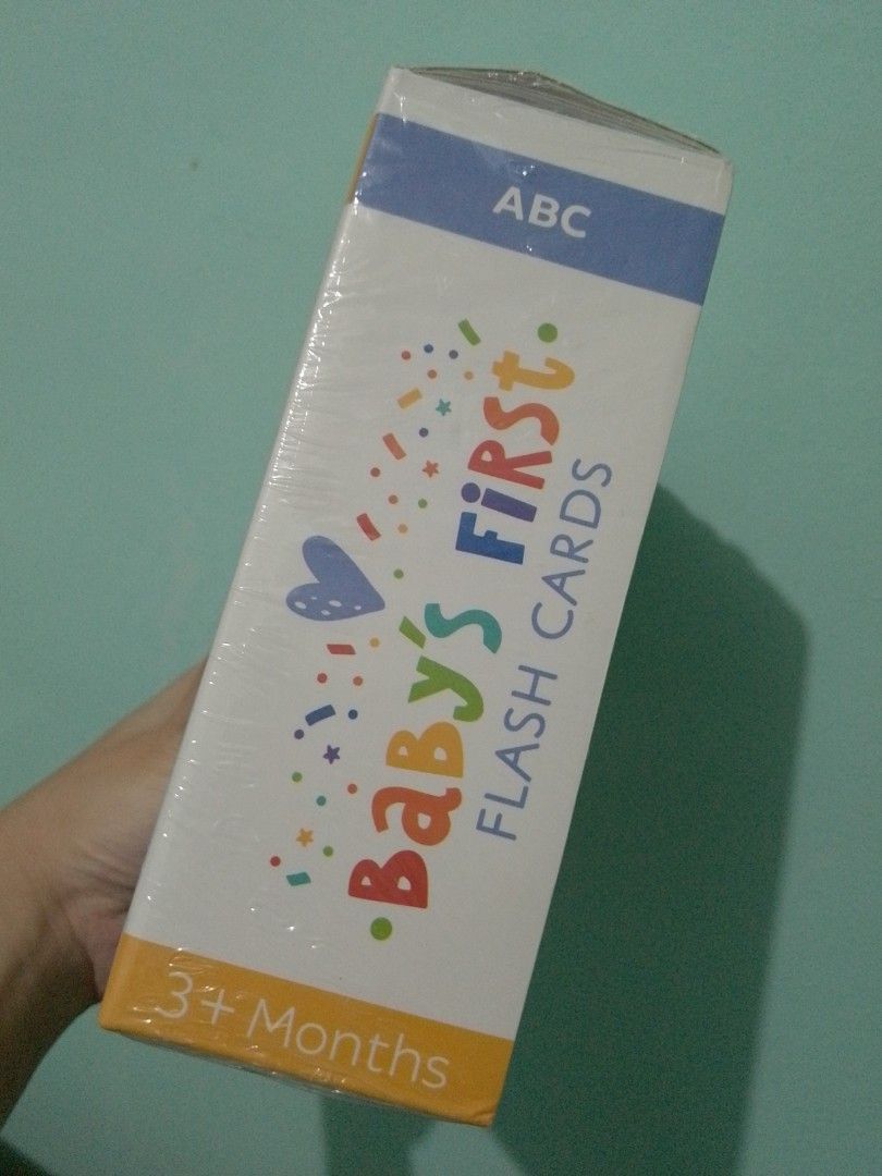 Baby's First Flash Cards ABC 3+ Months Pegasus (Category: Educational & Learning Toys) located in Ligao. Submitted by zeeyans_nook (Listing ID 1467922270, Image 2). Description: - Brand new & sealed in original plastic wrap - ABC theme set with 20 double-sided illustrated flash cards - Helps develop vocabulary, active recall, and memorization - Suitable for babies 3 months and up - Includes digital bonuses: audio, video, printable PDF, Q&A, and e