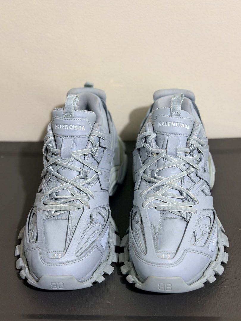 Balenciaga Track Light Blue (Category: Sneakers) located in Baguio. Submitted by snkr.essence (Listing ID 1467977197, Image 1). Description: Balenciaga Track Light Blue Size: 9 US 8 UK 27.5 CM Condition: Used Inclusions: Pair only Price: ₱7,999 + SF Check us out on: IG: snkr.essence Carousell: snkr.essence 🚚 📦Shipping Thru J&T (₱200 SF) 📍Baguio City - 2600.