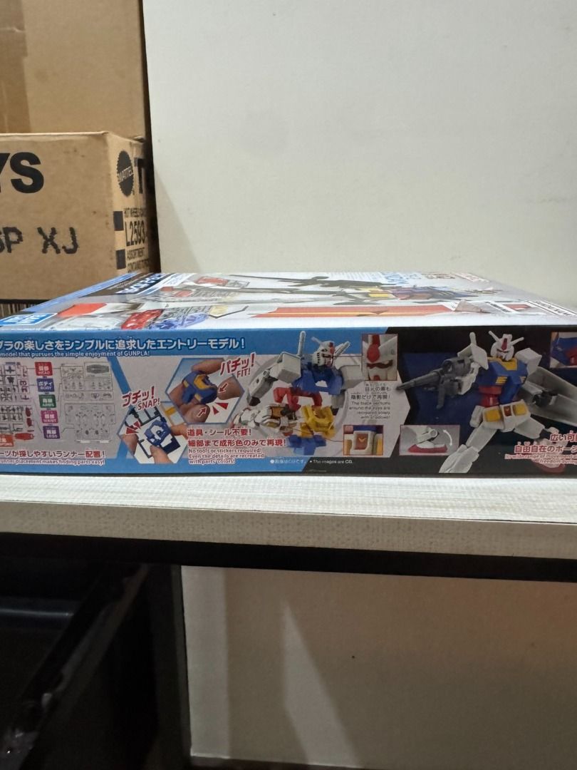 Bandai RX-78-2 Gundam (Entry Grade) (Category: Gundam & Model Kits) located in Pasig City. Submitted by zanderlouie24 (Listing ID 1468002938, Image 2). Description: Bandai RX-78-2 Gundam (Entry Grade) +Shipping fee: Lalamove kung within Metro Manila and LBC pag outside Metro Manila .