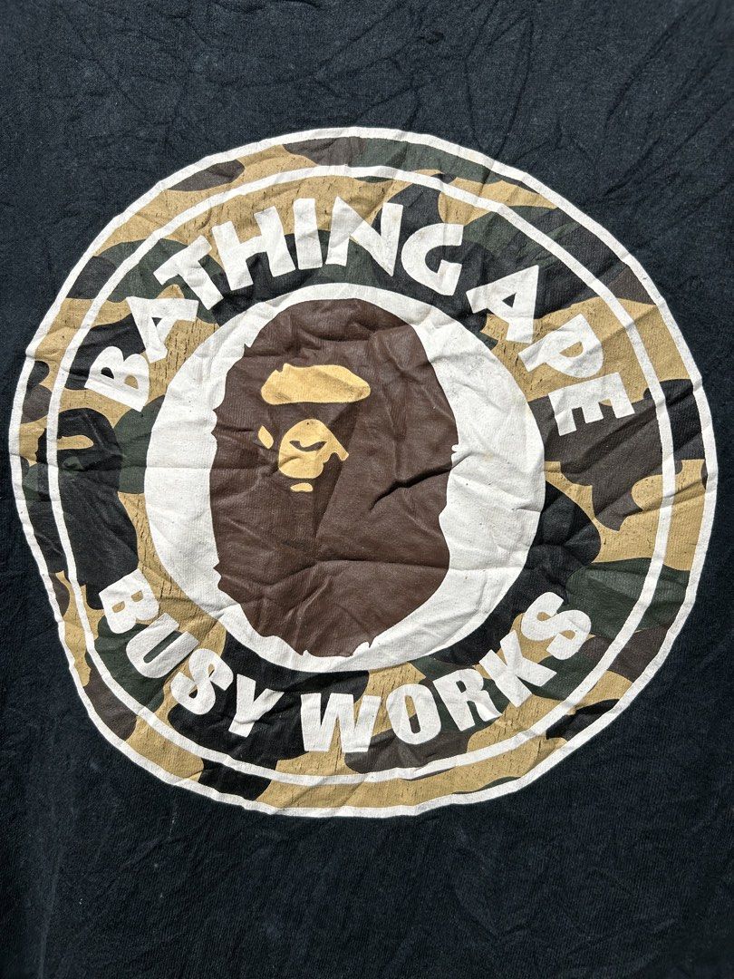 Bape busy works. (Category: Tshirts & Polo Shirts ) located in Angeles City. Submitted by reyhermano07 (Listing ID 1467848486, Image 2). Description: Bape busy works. Size. Med Good Condition No Issue.
