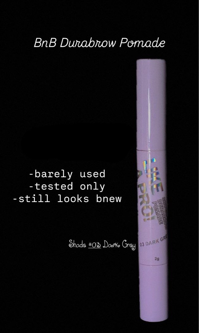 Barenbliss DuoBrow Pomade (Category: Makeup) located in Mandaluyong City. Submitted by xeraa1012 (Listing ID 1467891236, Image 1). Description: - Tried once - Good as new - Wrong shade.