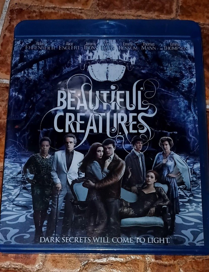 Beautiful Creatures Blu-ray Movie (Category: CDs & DVDs) located in Quezon City. Submitted by dancatz (Listing ID 1467902253, Image 1). Description: □ P 100.00 - Title: Beautiful Creatures (Warner Bros Supernatural Romance) - Format: Original Blu-ray - Cast: Alden Ehrenreich, Alice Englert, Jeremy Irons, Viola Davis, Emma Thompson - Director: Richard LaGravenese - Run Time: 120 minutes - Audio: English DTS-HD5.1, French DD5.1 - Subtitles: English
