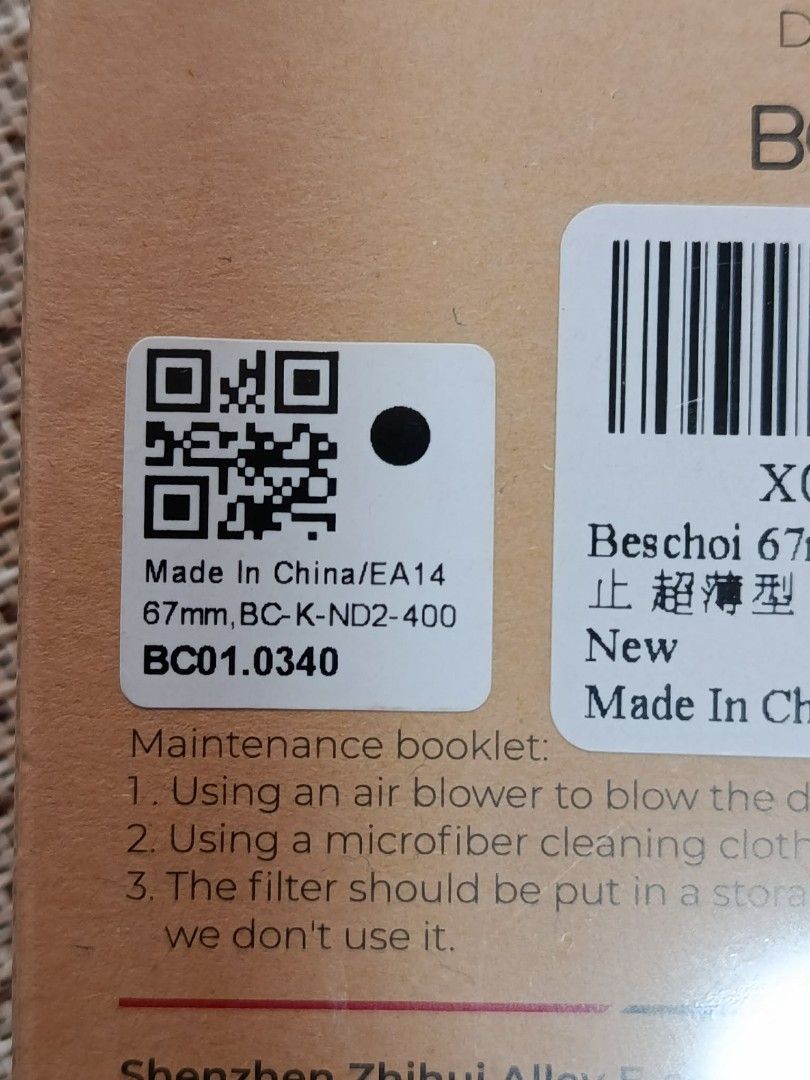 Beschoi filters ND2-400 and CPL (Category: Vintage Collectibles) located in Las Pinas. Submitted by 84vintage (Listing ID 1467919549, Image 3). Description: Sealed units. As is where is. puede buksan with video after payment just to verify if ok. 67mm ND2-400 and 58mm CPL. Actual photos posted. Please examine them carefully as they are part of the description. --📌 MUST READ Before Dealing with us 📌-- ⚠️Price is posted. No lowballs please. ⚠️Vin