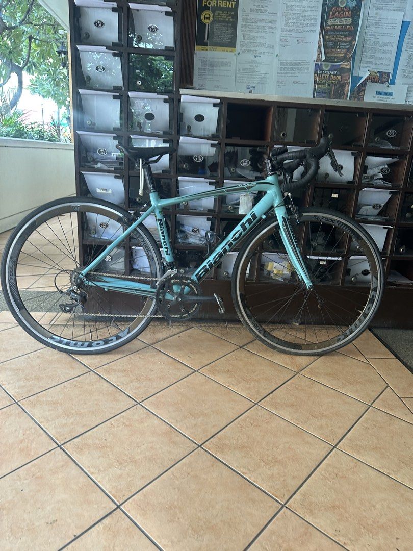 Bianchi Impulso (Category: Bicycles) located in Marikina City. Submitted by livewithpurpose (Listing ID 1467998095, Image 1). Description: BIANCHI IMPULSO ROADBIKE RUSH Shimano Claris Sti 2x 8 Shimano Claris rd Shimano Claris fd Alloy light weight frame size 50 Carbon fork ORIGINAL BIANCHI IMPULSO FRAME ₱24500 RUSH.