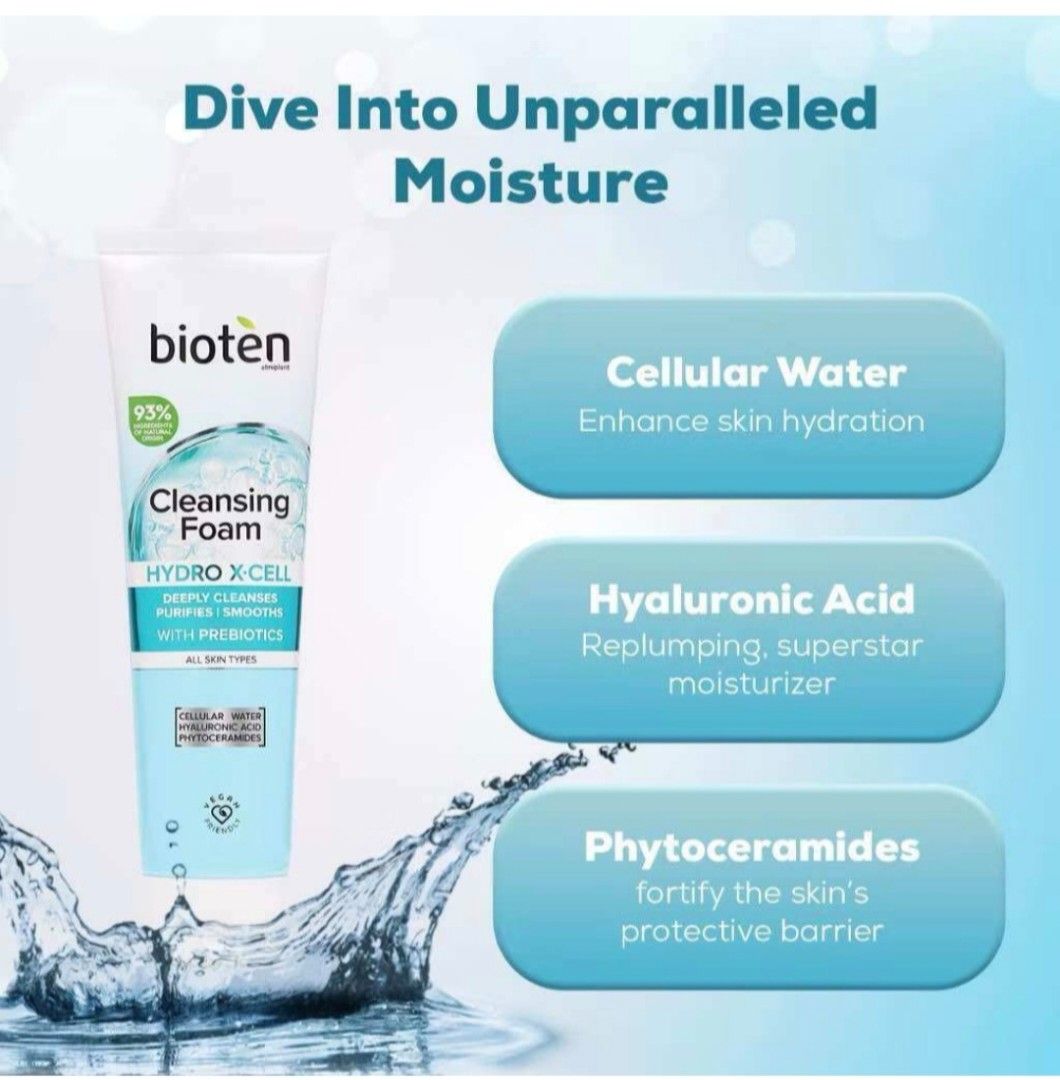 BIOTEN CLEANSING FOAM HYDRO XCELL WITH PREBIOTICS (Category: Face Care) located in Cavite. Submitted by annek_annek (Listing ID 1468015519, Image 3). Description: BRAND NEW PLEASE SEND ME A MESSAGE FOR MORE DETAILS. -NO RETURN NO EXCHANGE POLICY -UNLESS ITEMS HAS A BIG DAMAGES. MOP : BDO,BPI,MARIBANK,GCASH MOD : LALAMOVE FLASH EXPRESS OWN PICK UP MEET UP NEARBY AREA WITH HANDLING FEE..