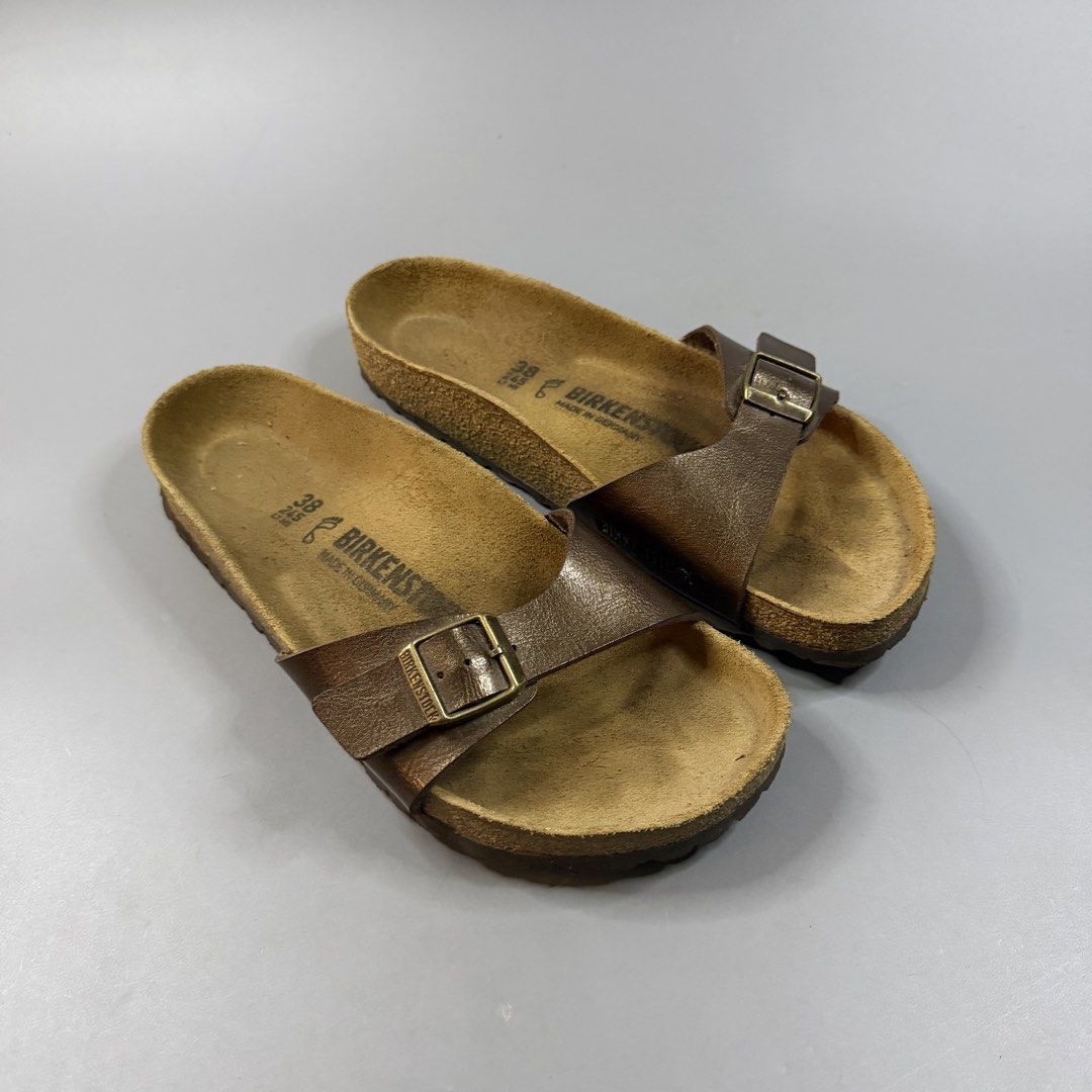 Birkenstock - Madrid Brown Strap (Category: Sandals) located in Paranaque City. Submitted by millennial_goodz (Listing ID 1468008192, Image 1). Description: WTS Birkenstock - Madrid Brown Strap Size 38 Excellent condition - Minimal signs of use Authentic, pair only P1,999 only DM.