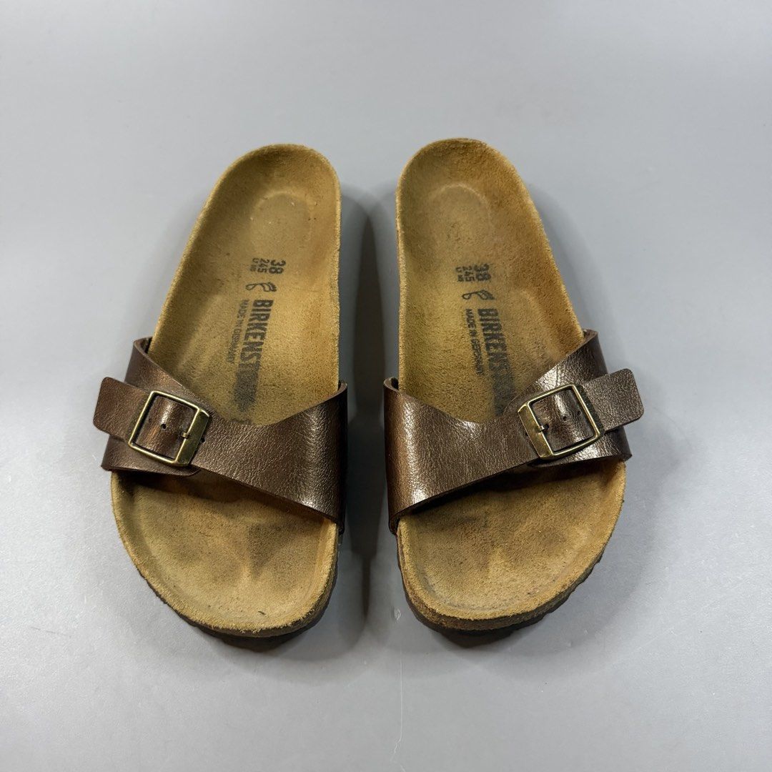 Birkenstock - Madrid Brown Strap (Category: Sandals) located in Paranaque City. Submitted by millennial_goodz (Listing ID 1468008192, Image 2). Description: WTS Birkenstock - Madrid Brown Strap Size 38 Excellent condition - Minimal signs of use Authentic, pair only P1,999 only DM.
