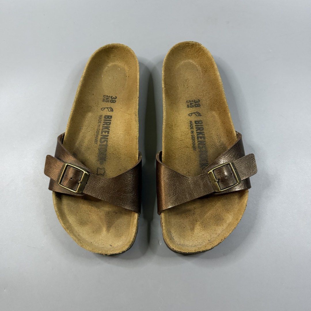 Birkenstock - Madrid Brown Strap (Category: Sandals) located in Paranaque City. Submitted by millennial_goodz (Listing ID 1468008192, Image 3). Description: WTS Birkenstock - Madrid Brown Strap Size 38 Excellent condition - Minimal signs of use Authentic, pair only P1,999 only DM.