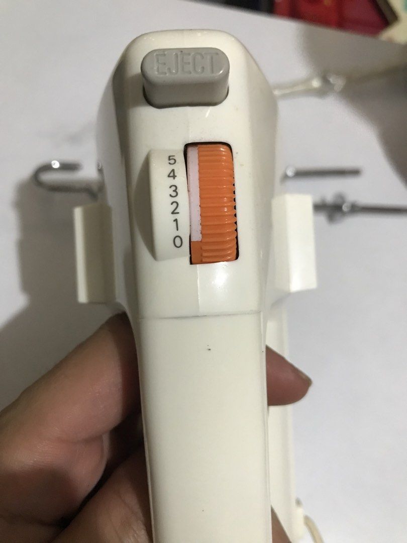 Black & Decker Hand Mixer with Beaters and Dough Hooks (Category: Hand & Stand Mixers) located in Taytay. Submitted by laine2023 (Listing ID 1468017475, Image 3). Description: - Brand: Black & Decker electric hand mixer (White) - Inclusions: 2 standard beaters (still in plastic wrapping) and 2 spiral dough hooks - Features: Convenient speed control wheel located on top of the handle - Condition: Fully functional with normal signs of previous kitc