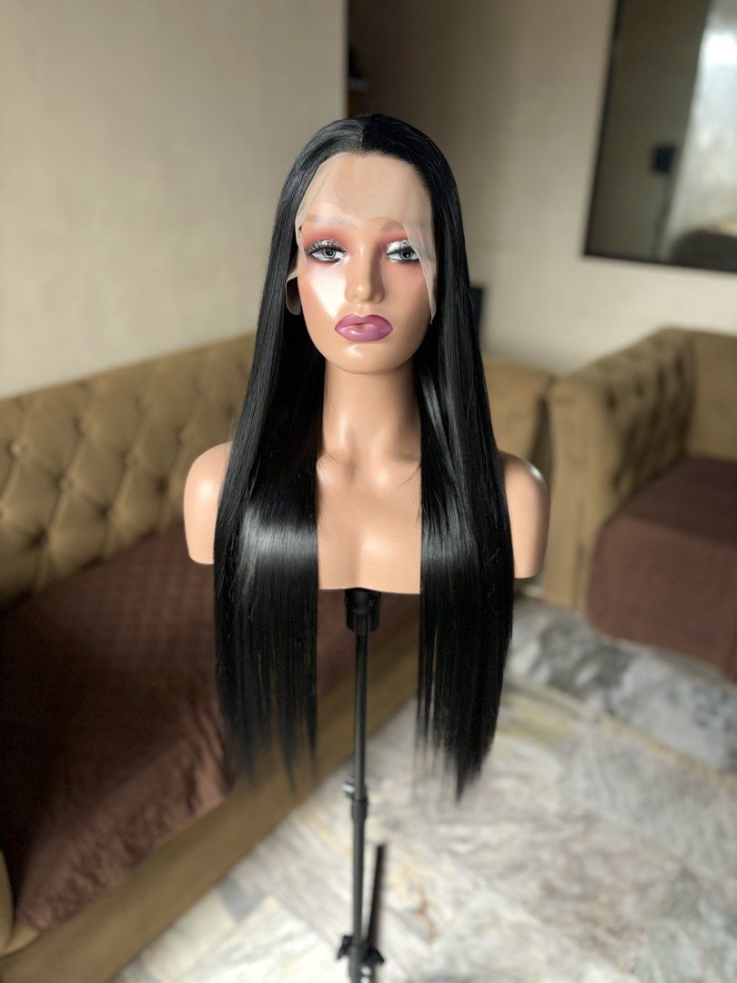 Black Lace Front Wig (Brand New!) (Category: Hair Accessories) located in Manila. Submitted by stellarwigs (Listing ID 1467847585, Image 2). Description: Black Lace Front Wig For Sale! Price: ₱1500 only! (brand new) ✅FREE PARTING (13x4) (30 Inches) ✅Can be curled or straightened and washed. ✅Futura Fiber Close to human hair. ✅Thick High Quality Hair. ✅What you see is what you get. ✅On Hand! Shipping available nationwide. ✅Same day delivery around