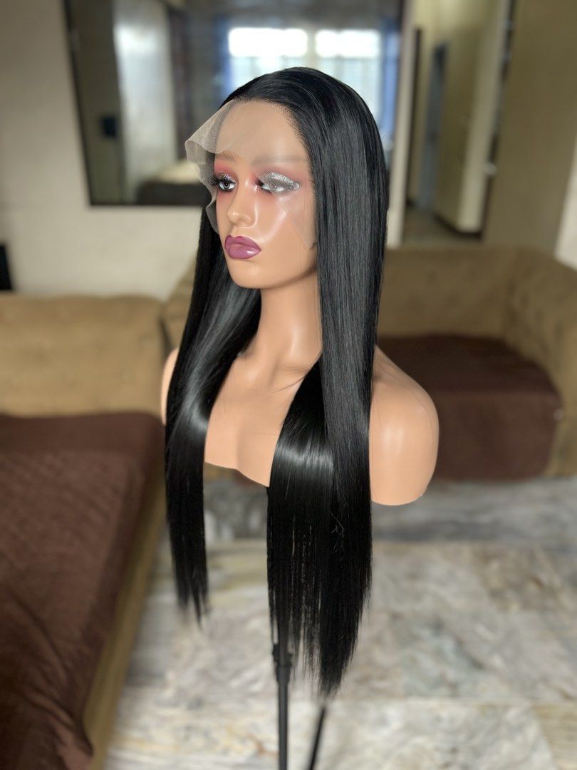 Black Lace Front Wig (Brand New!) (Category: Hair Accessories) located in Manila. Submitted by stellarwigs (Listing ID 1467847585, Image 3). Description: Black Lace Front Wig For Sale! Price: ₱1500 only! (brand new) ✅FREE PARTING (13x4) (30 Inches) ✅Can be curled or straightened and washed. ✅Futura Fiber Close to human hair. ✅Thick High Quality Hair. ✅What you see is what you get. ✅On Hand! Shipping available nationwide. ✅Same day delivery around